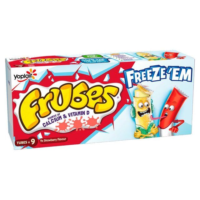 Frubes Kids Strawberry Yoghurt Tubes   9 x 37g