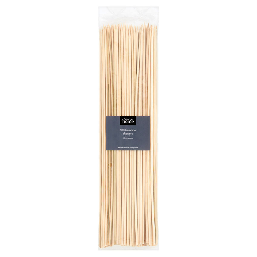 George Home 100 Bamboo Skewers GOODS ASDA   