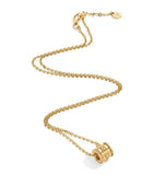 Marli New York yellow gold diamond LIFE necklace 45cm, UK version