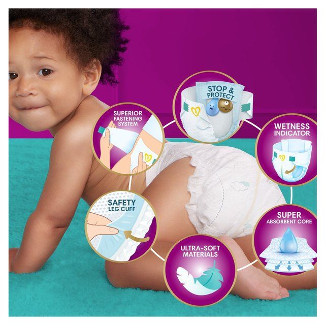 Pampers Premium Protection Nappies Size 4 (9-14kg) Essential Pack   37 per pack GOODS M&S   