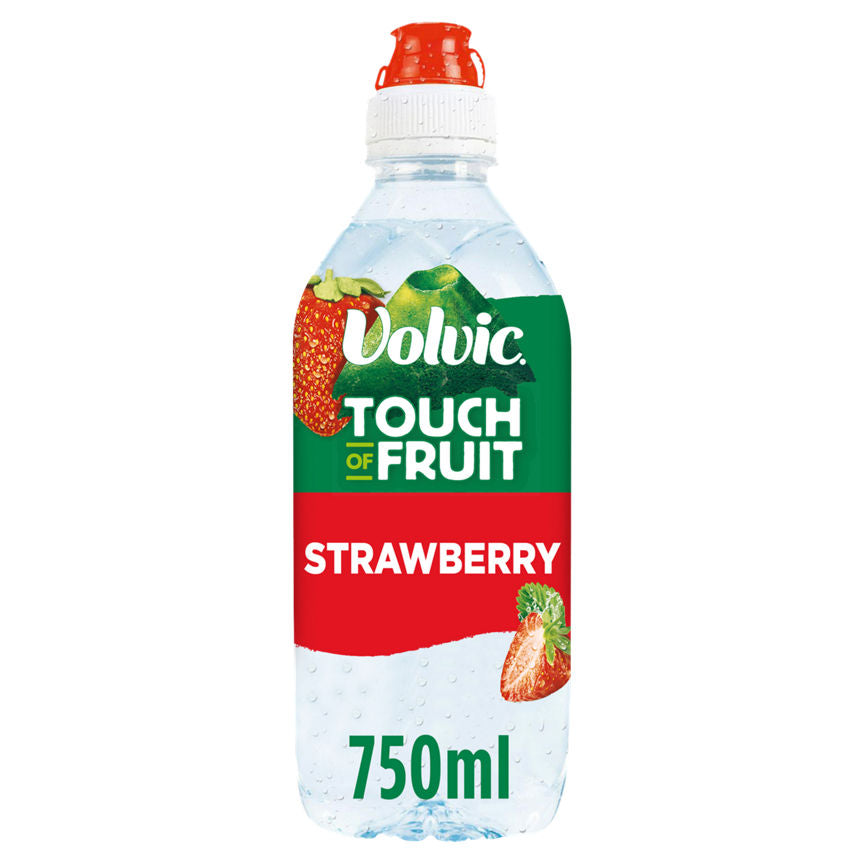 Volvic Touch of Fruit Strawberry Natural Flavoured Water 750ml GOODS ASDA   