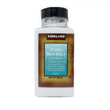 Kirkland Signature pure sea salt fine grain 850g, UK version