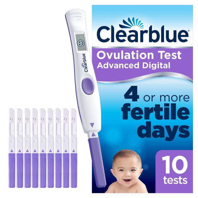 Clearblue Advanced Digital Ovulation Test Dual Hormone   10 per pack GOODS M&S   