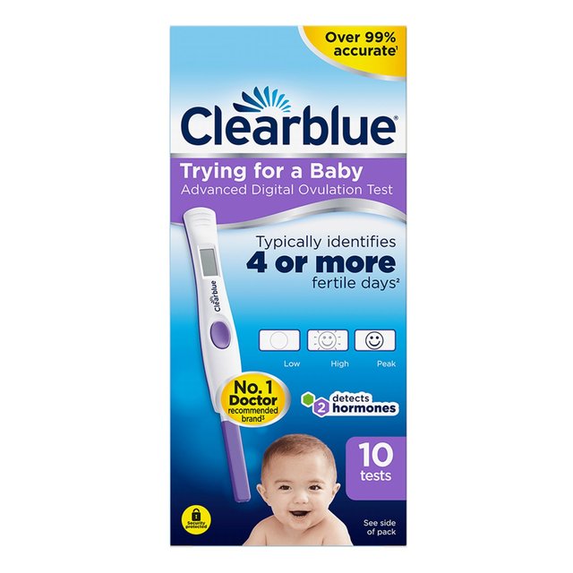 Clearblue Advanced Digital Ovulation Test Dual Hormone   10 per pack GOODS M&S   