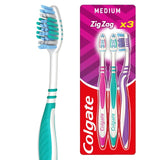 Colgate ZigZag Medium Toothbrush   3 per pack GOODS M&S   