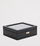 WOLF Vegan Leather Axis Watch Box 8-piece (British brand)