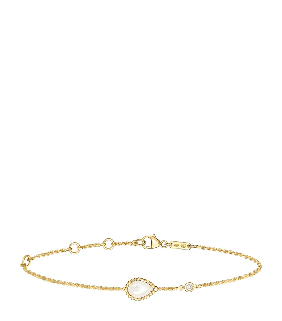 Boucheron Serpent Bohème bracelet yellow gold diamond mother-of-pearl, UK version