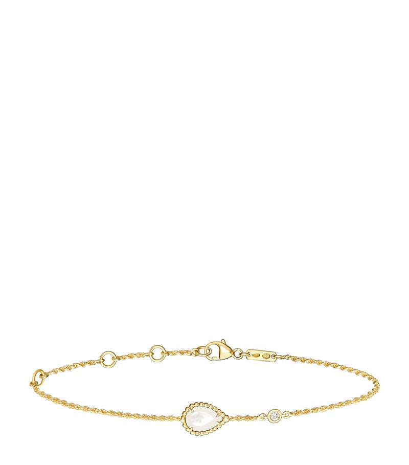 Boucheron Serpent Bohème bracelet yellow gold diamond mother-of-pearl, UK version