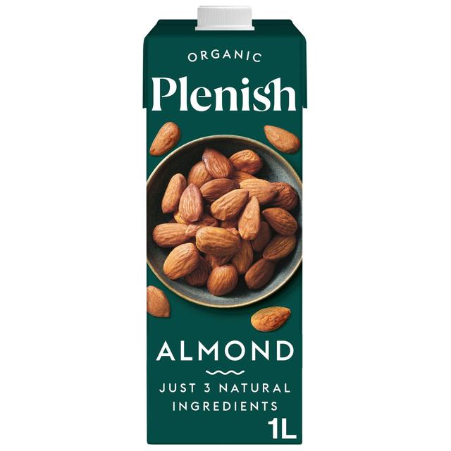 Plenish Organic Almond Unsweetened Drink Long Life   1L GOODS M&S   