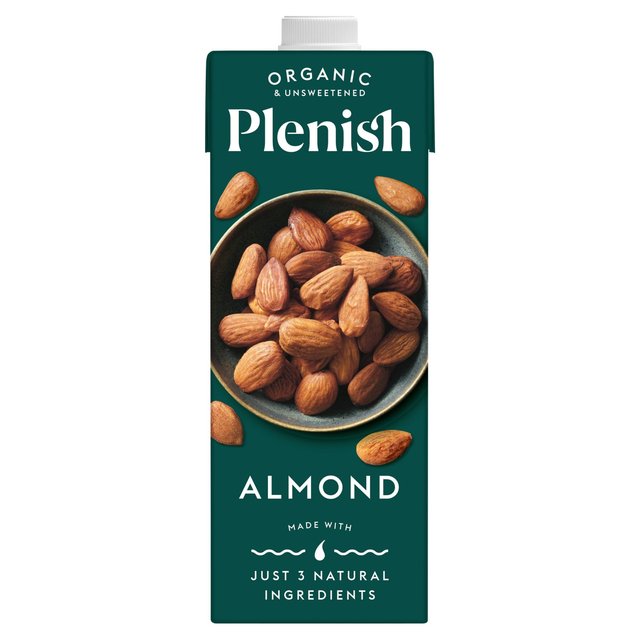 Plenish Organic Almond Unsweetened Drink Long Life   1L