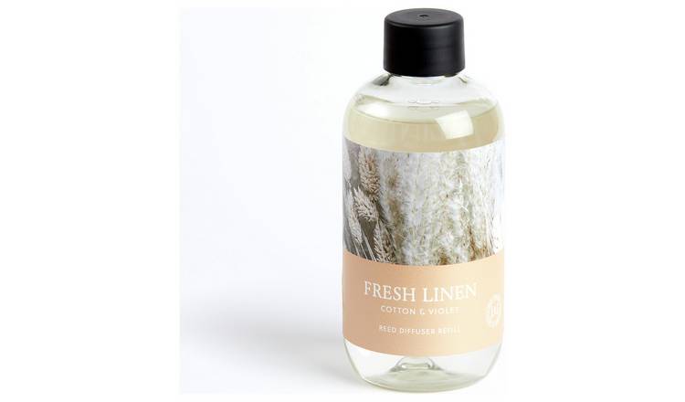 Wax Lyrical Fresh Linen diffuser refill 200ml, imported from the UK