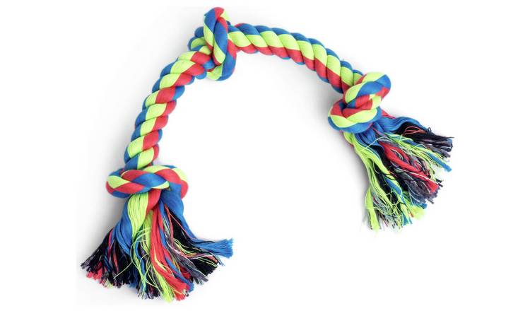 Petface triple knot rope dog toy for small dogs - British product