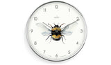 Acctim bee motif wall clock 30cm silver (British brand)