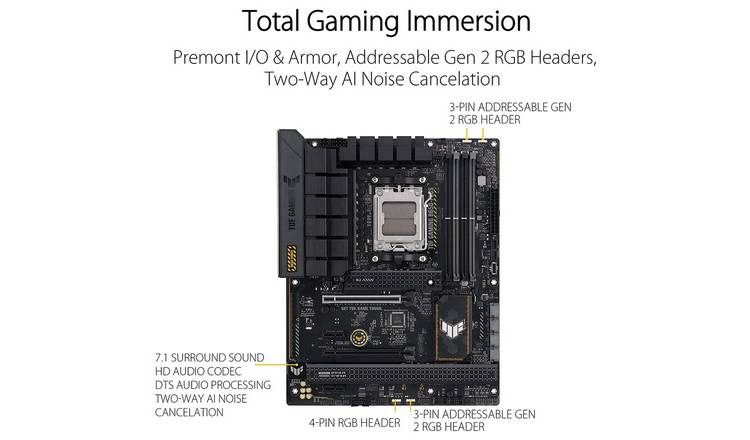ASUS TUF Gaming B650-Plus WiFi motherboard ATX, imported from the UK