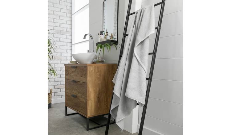 Home Essentials bath towel grey 70x120cm, UK version