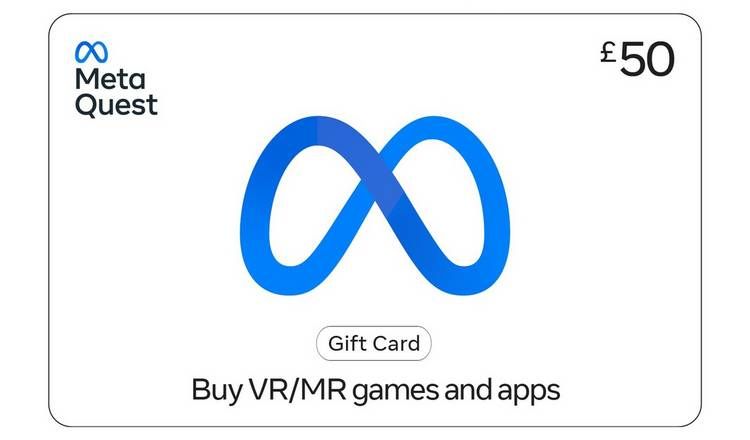 Meta Quest 50 GBP Gift Card GOODS Argos