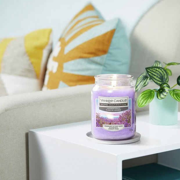 Yankee Candle scented candle Lavender Beach large, UK version