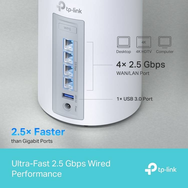 TP-Link Deco BE65 mesh Wi-Fi 7 3-pack - British product