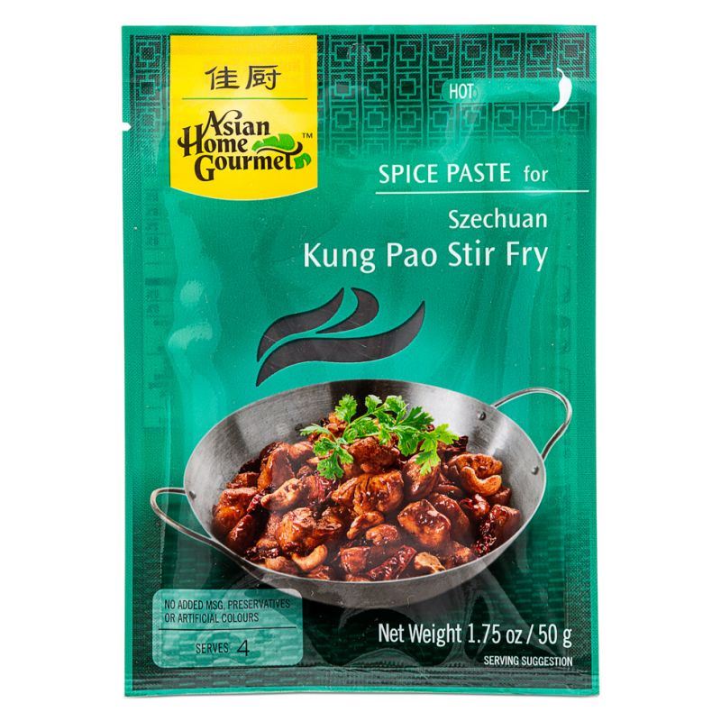 Asian Home Gourmet Szechuan Kung Pao spice paste, UK version