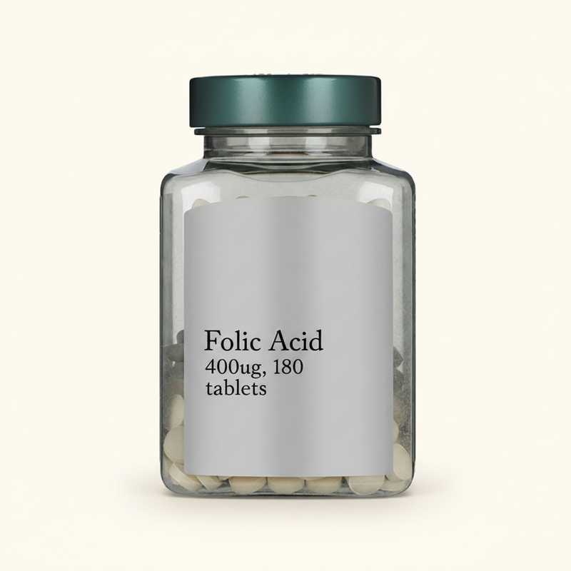 Holland & Barrett folic acid tablets 180ct, UK version