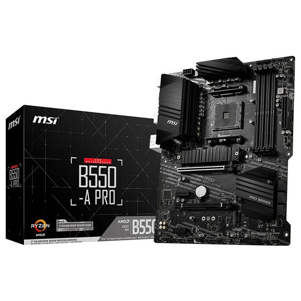 MSI B550-A Pro motherboard, UK version