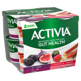 Activia Rhubarb Prune Fig Blackberry & Raspberry Multipack Fruit Yoghurt    8 x 115g GOODS M&S   