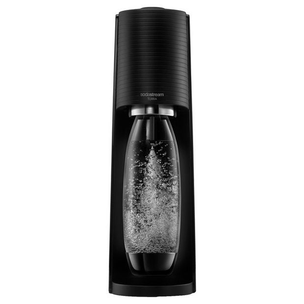 SodaStream Terra sparkling water maker with 1L carbonating bottle, UK version