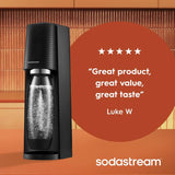 SodaStream Terra sparkling water maker with 1L carbonating bottle, UK version