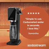 SodaStream Art sparkling water maker black, imported from the UK