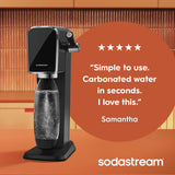 SodaStream Art sparkling water maker black, imported from the UK