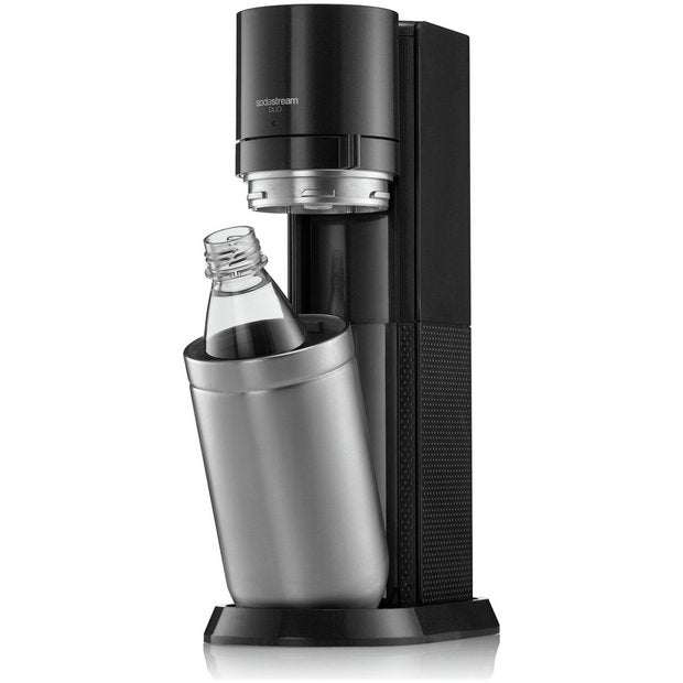 SodaStream Duo sparkling water maker 1L bottles, UK version
