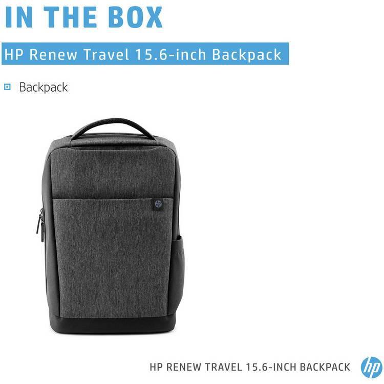 HP laptop backpack 15.6 inch grey, imported from the UK