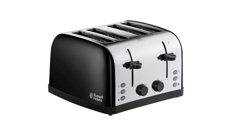 Russell Hobbs 4 slice toaster black - British product