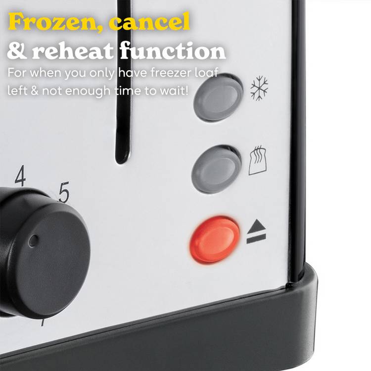 Russell Hobbs 4 slice toaster black - British product