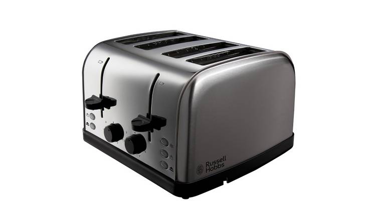 Russell Hobbs 4-slice toaster stainless steel (British brand)