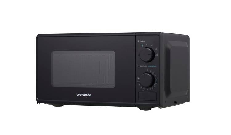 Cookworks manual microwave black 17L, UK version