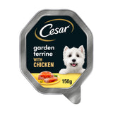 Cesar Garden Terrine Dog Food Tray Chicken & Garden Vegetables in Loaf GOODS ASDA   