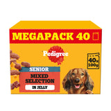Pedigree senior wet dog food mixed selection in jelly 40x100g, UK version