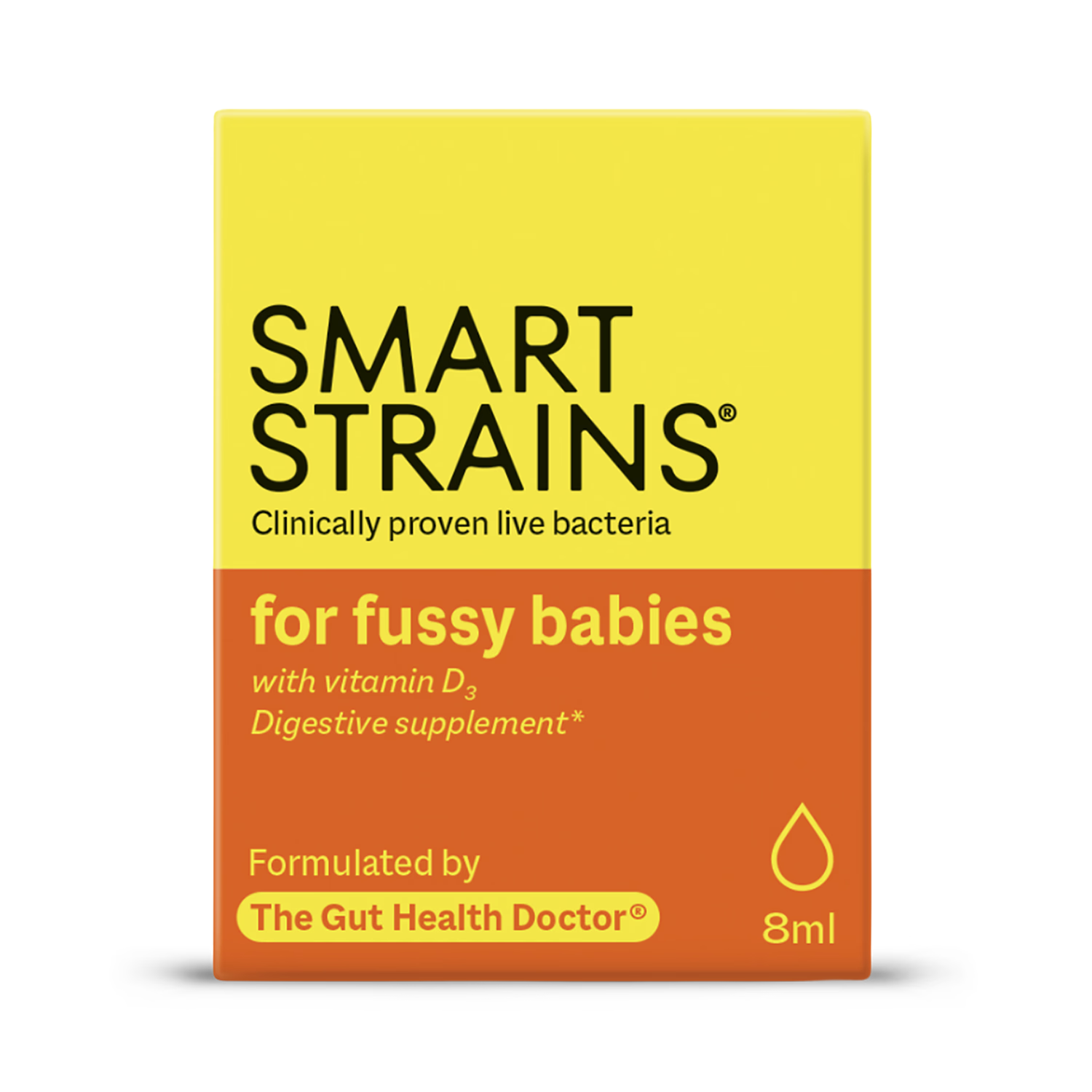 Smart Strains probiotic for fussy babies 8ml, UK version