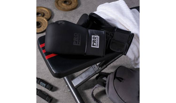 Pro Power 14oz boxing gloves black, UK version