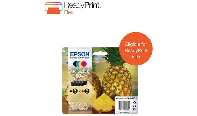 Epson 604 Pineapple ink cartridge multipack - British product