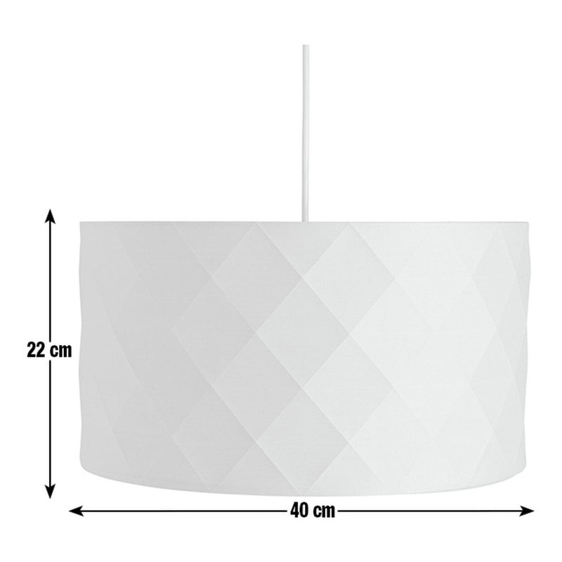 Argos Home grey geometric easy fit lampshade 40cm (British brand)