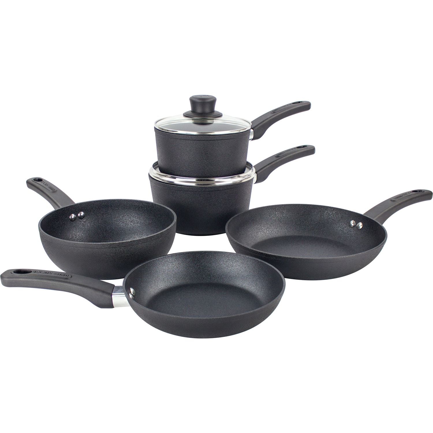 Scoville 5 piece pan set neverstick (British brand)