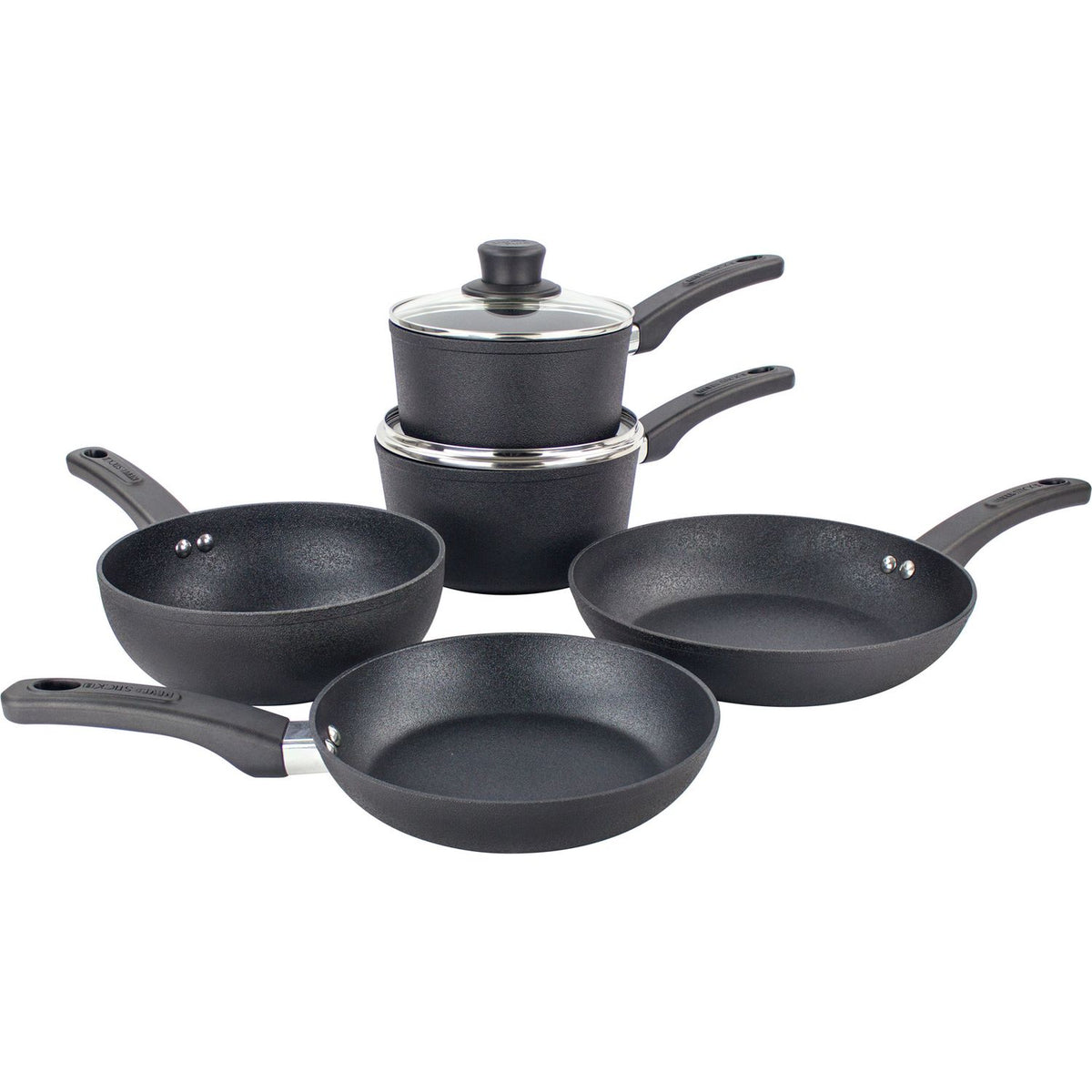 Scoville 5 piece pan set neverstick (British brand)