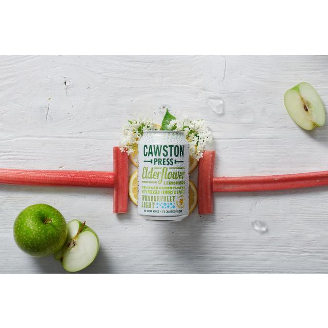 Cawston Press Sparkling Elderflower Lemonade   4 x 330ml GOODS M&S   