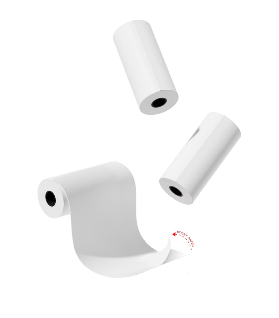 THE ZOOFAMILY C1 Camera Sticky Paper Rolls Set of 3 (British brand)