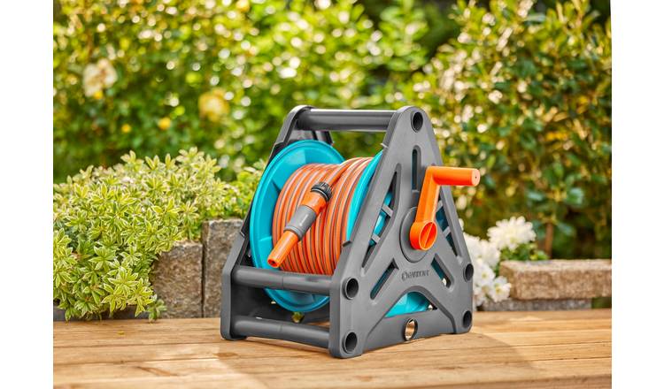 Gardena hose reel set with fittings 20m, imported from the UK