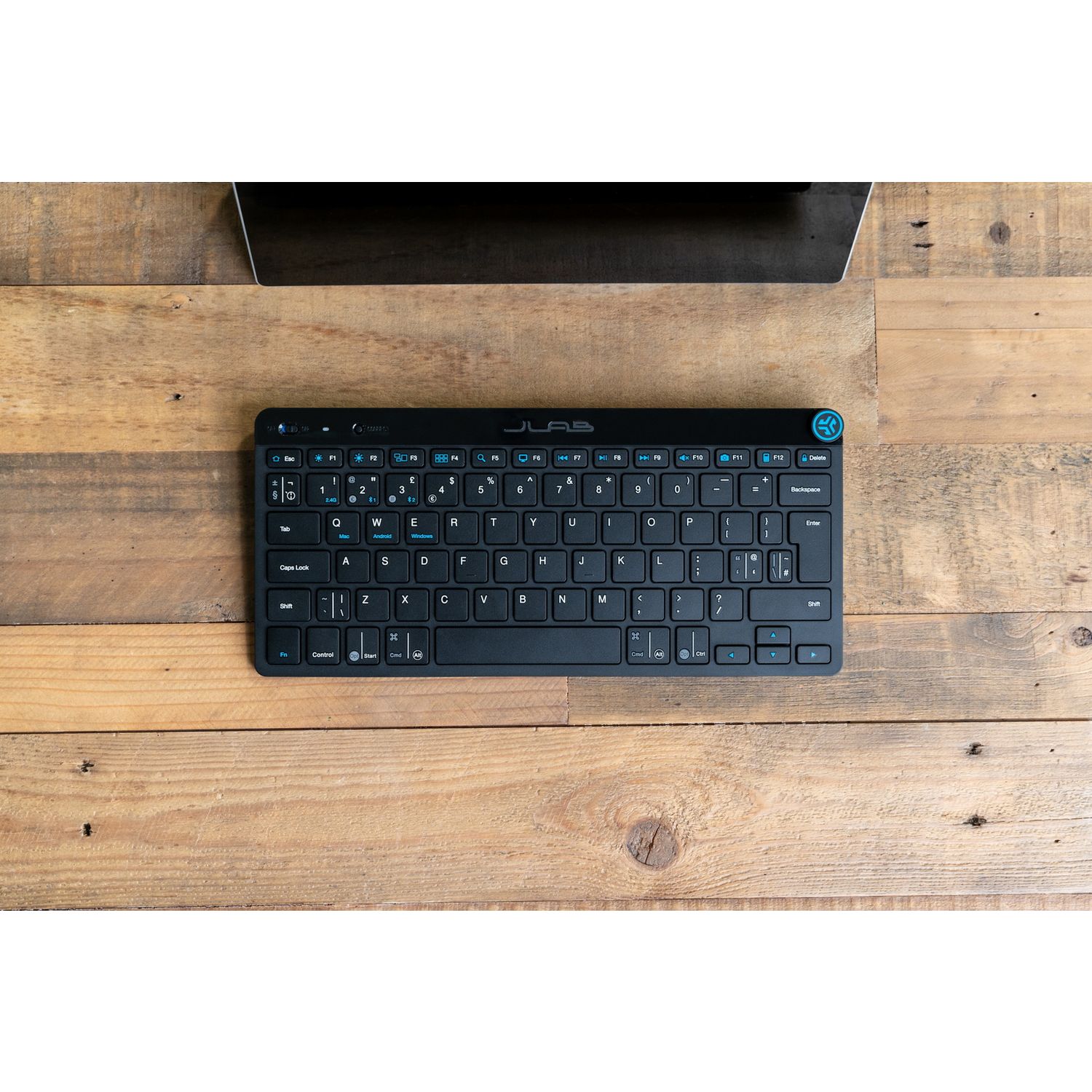 JLab GO Wireless Bluetooth Keyboard Black, imported from the UK