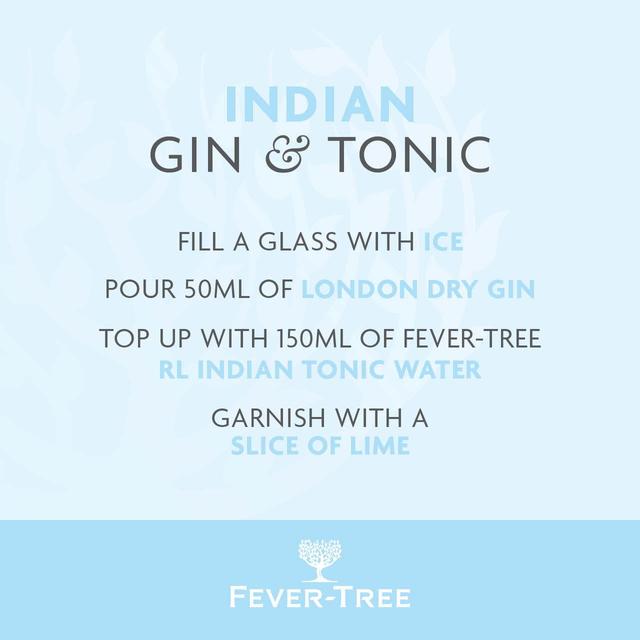 Fever-Tree Light Indian Tonic Water Cans   8 x 150ml GOODS M&S   