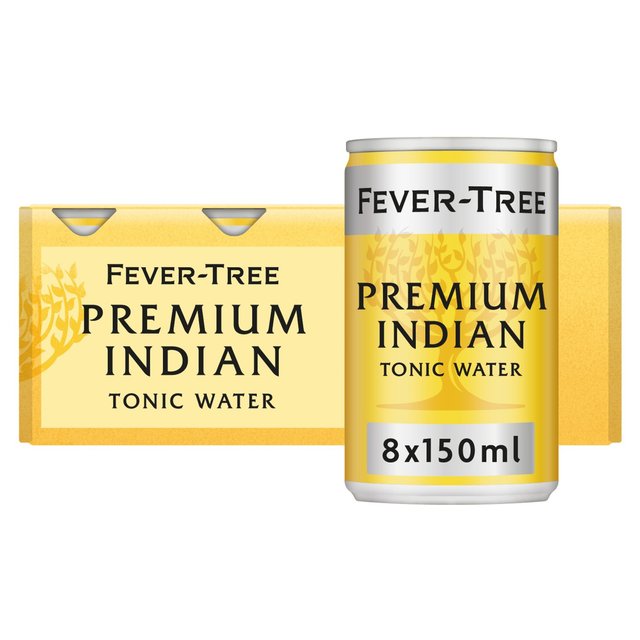 Fever-Tree Premium Indian Tonic Water Cans   8 x 150ml